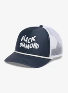 Czapki męskie - Czapka z daszkiem Black Diamond Flat Bill Trucker Hat - charcoal/white - miniaturka - grafika 1