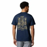 Koszulki męskie - Męska koszulka Columbia Kettle River Back Graphic collegiate navy - L - miniaturka - grafika 1