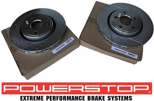 Przednia WIERCONA NACINANA tarcza hamulcowa POWERSTOP 350mm Jeep Grand Cherokee 2011- - Tarcze hamulcowe - miniaturka - grafika 3