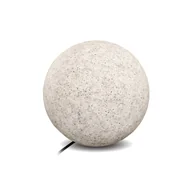 Lampy ogrodowe - Kula świecąca OGRODOWA FLORA L wodoodporna imitacja marmuru - miniaturka - grafika 1