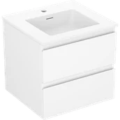 Szafki łazienkowe - Mexen Orio szafka łazienkowa 50 cm z umywalką Otis, 2 szuflady, biała mat - 91A10-05047-2-BFF01-W18M01 - miniaturka - grafika 1