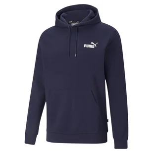 Bluza z kapturem męska Puma ESS Small Logo granatowa 58669206-XXL - Bluzy męskie - miniaturka - grafika 1