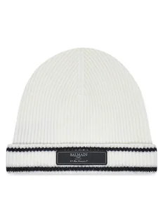 Balmain Czapka BV0P67-Z2359 Biały - Czapki dla dzieci - miniaturka - grafika 1