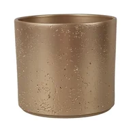 Donice - Osłonka Pillar Lava 11 cm gold effect złoty - miniaturka - grafika 1