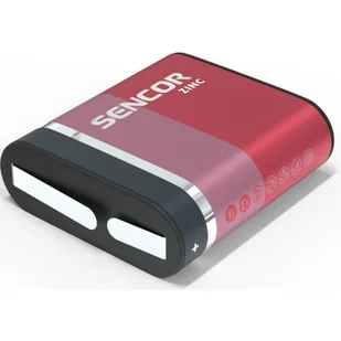 Bateria cynkowo-węglowa, 3R12, 3R12, 4.5V, Sencor, blistr, 1-pack - Baterie i akcesoria - miniaturka - grafika 3