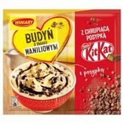 Budyń - Winiary Budyń o smaku waniliowym z chrupiącą posypką KitKat 65 g - miniaturka - grafika 1