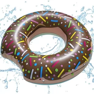 Koło do pływania donut Bestway 107cm brązowe - Materace dmuchane i koła do pływania - miniaturka - grafika 1