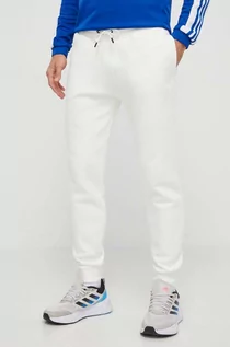 Spodnie męskie - Guess spodnie dresowe kolor biały melanżowe - grafika 1