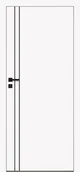 Drzwi wewnętrzne - Dre Drzwi Wewnętrzne Pełne Nova - Cell 70 Okleina Biała Mat - miniaturka - grafika 1