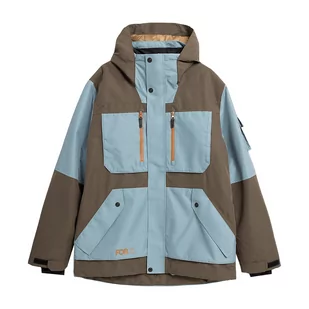 Kurtka snowboardowa męska 4F M314 dark brown L - Kurtki narciarskie - miniaturka - grafika 1