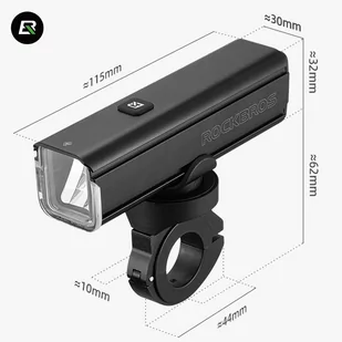 Lampka rowerowa RockBros Bike LED Lamp RHL1000 wodoodporne światło na kierownicę 1000lm reflektor ledowy latarka - Lampki rowerowe - miniaturka - grafika 9