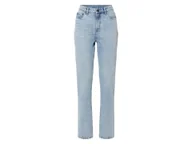 Spodnie damskie - esmara® Jeansy damskie z bawełny, straight fit (Jasnoniebieski, 36) - miniaturka - grafika 1