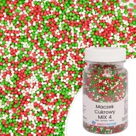 Dodatki do ciast w proszku - Posypka cukrowa MACZEK KOLOROWY MIX 4 Sweet Decor, 75 g - miniaturka - grafika 1