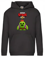 Bluzy dla dziewczynek - Bluza dzieci��ca z gr�� Brawl Stars posta�� Zadymiarz Spike dla gracza - miniaturka - grafika 1