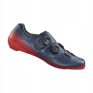 Buty Shimano SPD-SL SH-RC702 r.45 niebiesko-czerwone - Buty rowerowe - miniaturka - grafika 1
