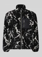 Kurtki damskie - Kurtka z futerka o kroju regular fit ze wzorem na całej powierzchni model ‘JAIMY’ - miniaturka - grafika 1