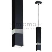 Lampy sufitowe - Milagro Lampa wisząca VIDAR BLACK/CHROME 1xGU10 MLP6287 - miniaturka - grafika 1
