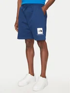 Spodenki męskie - The North Face Szorty sportowe Nse Box NF0A8C1J Niebieski Regular Fit - miniaturka - grafika 1