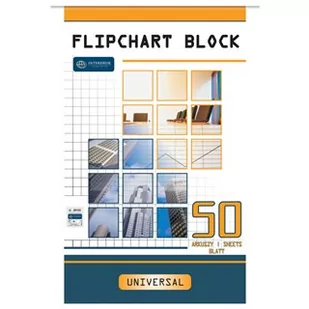 Interdruk Blok do Flipcharta A1 50k gładki IR5345 - Akcesoria do tablic - miniaturka - grafika 1