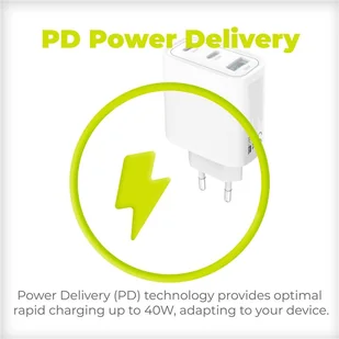 Ładowarka Mobile Origin MO13 1x USB-A 2x USB-C 3 A (FRL-GAN40W-MO13) - Ładowarki samochodowe - miniaturka - grafika 1
