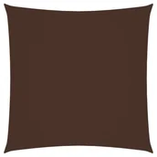 Parasole ogrodowe - vidaXL Prostokątny żagiel ogrodowy, tkanina Oxford, 2,5x3 m, brązowy vidaXL - miniaturka - grafika 1