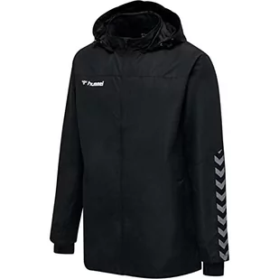 Hummel hmlAUTHENTIC ALL-WEATHER kurtka męska, czarno-biała - Kurtki męskie - miniaturka - grafika 1