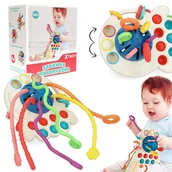 Zabawki sensoryczne - Zabawka Sensoryczna Gryzak dla Niemowląt - miniaturka - grafika 1