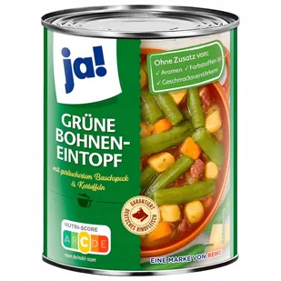 Gulasz z zielonej fasolki z wędzonym boczkiem 800 g z Niemiec - Szybkie dania obiadowe - miniaturka - grafika 1