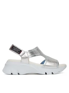 Hispanitas Sandały Dakar HV254010 Srebrny - Sandały damskie - miniaturka - grafika 1