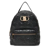 Plecaki - Plecak Liu Jo Ecs M Backpack AF4303 E0449 Czarny - miniaturka - grafika 1