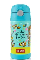 Bidony dla dzieci - Butelka termiczna ze słomką dla dzieci Thermos FUNtainer 355ml syrena (200149) 12001M - miniaturka - grafika 1