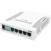 Pozostałe akcesoria sieciowe - MIKROTIK CSS106-5G-1S RB260GS Switch 5x RJ45 1000Mb/s 1x SFP - miniaturka - grafika 1