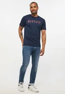 Koszulki męskie - T-Shirt Mustang Alex C Logo Tee 1013221-4085 M - miniaturka - grafika 1