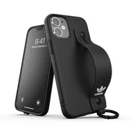 Etui i futerały do telefonów - Adidas OR Hand Strap Case iPhone 12 mini 5,4" czarny/black 42393 - miniaturka - grafika 1