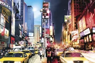 Plakaty - Plakat, Nowy Jork - Times Square w dzień i w nocy, 91,5x61 cm - miniaturka - grafika 1