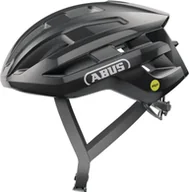 Kaski rowerowe - Abus PowerDome MIPS Shiny Black L Kask rowerowy - miniaturka - grafika 1