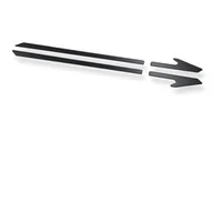 Akcesoria motoryzacyjne - Listwy boczne do Volkswagen Arteon I od 2017 Liftback 5-drzwiowy - Typ Y - Czarny - miniaturka - grafika 1