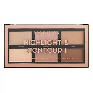 Profusion Profusion Mini Artistry Display Highlight Contour XMASS - paletka cieni 110g - Palety i zestawy do makijażu - miniaturka - grafika 1