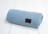 Koce i narzuty dla dzieci - Sleepee Sleepee, Kocyk bambusowy, Baby blue, 80x100 cm - miniaturka - grafika 1