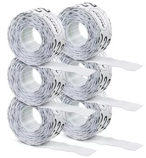 Etykieta cenowa do SATO Kendo & Samark (26 x 12 mm, 1-liniowa, 6000 sztuk, białe, trwałe, etykiety cenowe - Cenówki - miniaturka - grafika 1