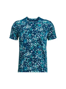 Under Armour Koszulka funkcyjna w kolorze niebieskim ze wzorem - Koszulki sportowe męskie - miniaturka - grafika 1