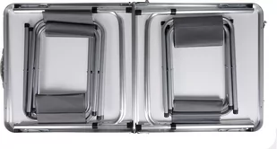 Stół stolik turystyczny składany + 4 krzesła CAMP ACTIVE 120x60 - Stoły ogrodowe - miniaturka - grafika 5