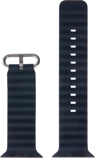 PASEK DO ZEGARKA APPLE WATCH 1/2/3/4/5/6/7/8/9/SE 38/40/41mm GRANATOWY - Akcesoria do smartwatchy - miniaturka - grafika 1
