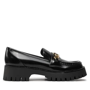 Loafersy Guess Almosty FLTALM ELE14 Czarny - Półbuty damskie - miniaturka - grafika 1