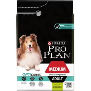 Purina Pro Plan Optidigest Sensitive Digestion Medium Adult 3 kg - Sucha karma dla psów - miniaturka - grafika 3
