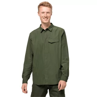 Koszule męskie - Koszula z długim rękawem LAKESIDE ROLL-UP SHIRT M greenwood - L - grafika 1