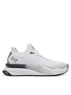 EA7 Emporio Armani Sneakersy X8X176 XK377 U477 Biały - Sneakersy męskie - miniaturka - grafika 1