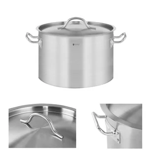 Royal Catering Garnek ze stali nierdzewnej - 9l - pokrywka RCST-9E3-S RCST-9E3-S - Akcesoria gastronomiczne - miniaturka - grafika 3