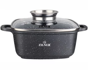 ZILNER ZILNER GARNEK MARMUROWY 2.8L 20cm BRYTFANNA ZILNER ZL-7001 5903784070014 - Garnki - miniaturka - grafika 1