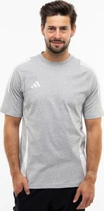 Adidas Koszulka męska adidas Tiro 24 Sweat szara IR9348 2XL - Koszulki męskie - miniaturka - grafika 1